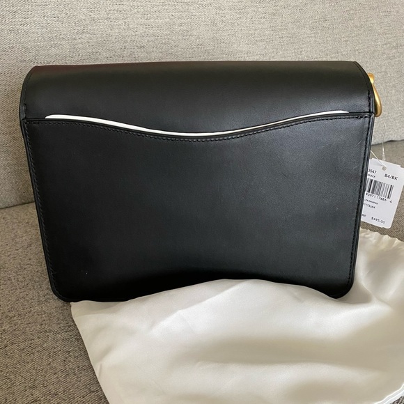 NWT Coach Mixed Leather Dreamer Black - Picture 5 of 7